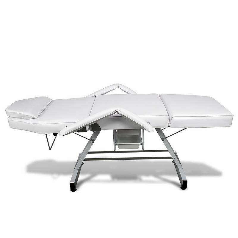 Smart Poltrona Fixa Estética Branca 2 Bandejas Smart GR - Imagem 2