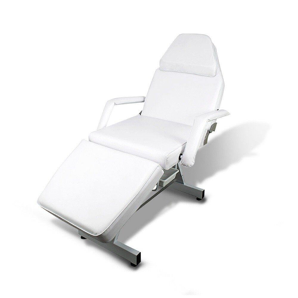 Smart Poltrona Fixa Estética Branca 2 Bandejas Smart GR